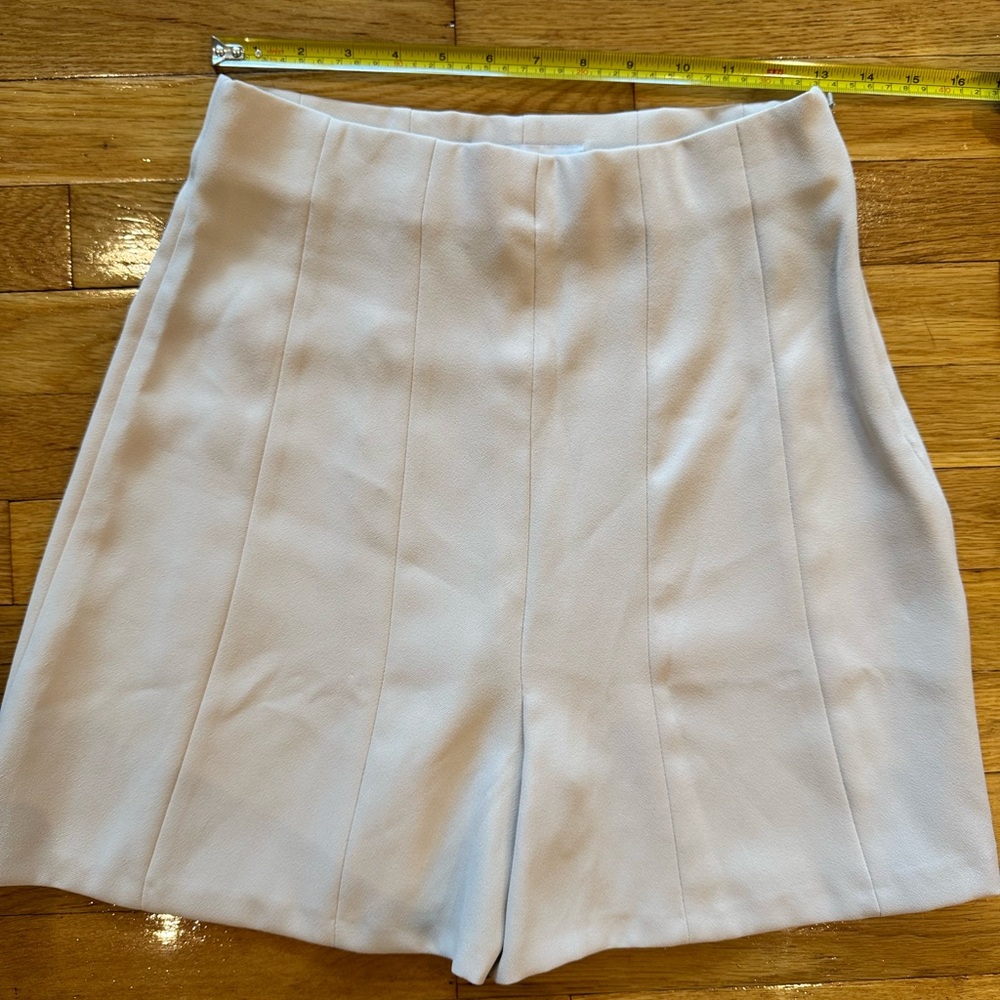 Elegant Off White Women's Shorts